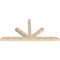 Ekena Millwork Saratoga Smooth Timber Gable Bracket, Douglas Fir, 108"W x 54"H x 5 1/2"D x 5 1/2"F, 12/12 Pitch GBW108X54X0606SAR00SDF - alternate 2